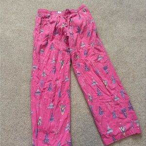 Chic Pink Patterned Sleepwear